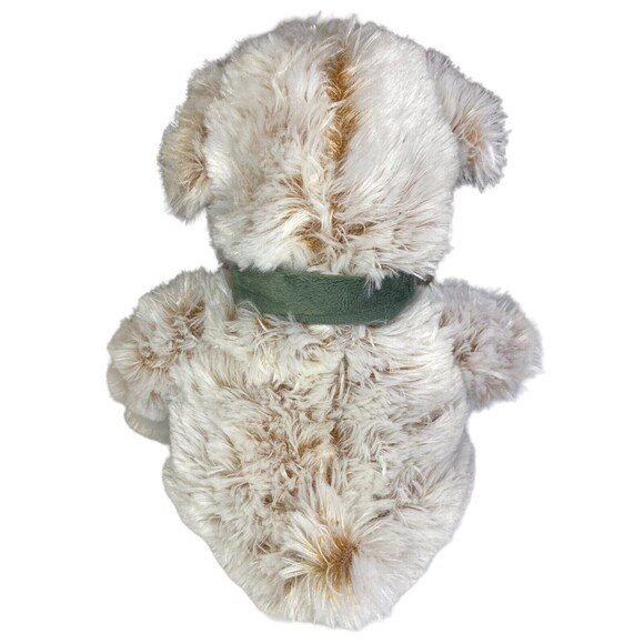 Fiesta Jesus Loves Me Puppy Dog w/ScarfPlush Stuffed Animal Two Tone Ivory Brwn - Picture 4 of 11